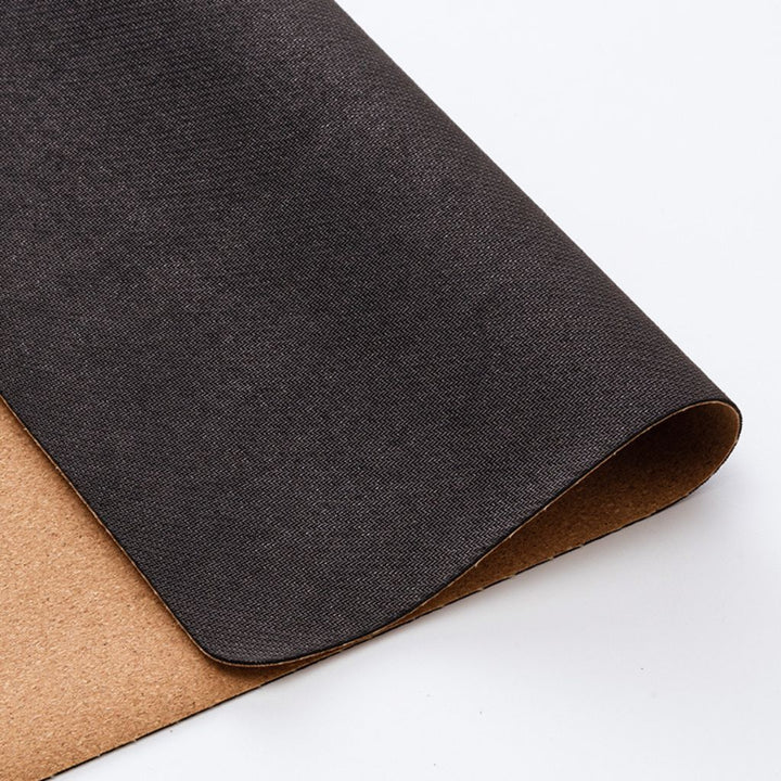 SootheForLife cork desk mat non-slip backing closeup for functional workspace users
