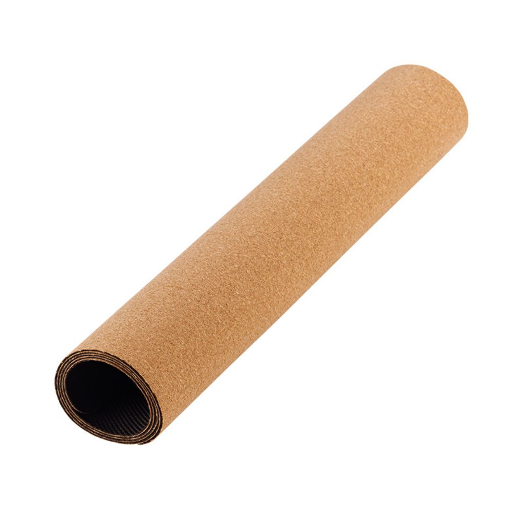 SootheForLife cork desk mat rolled view for product showcase