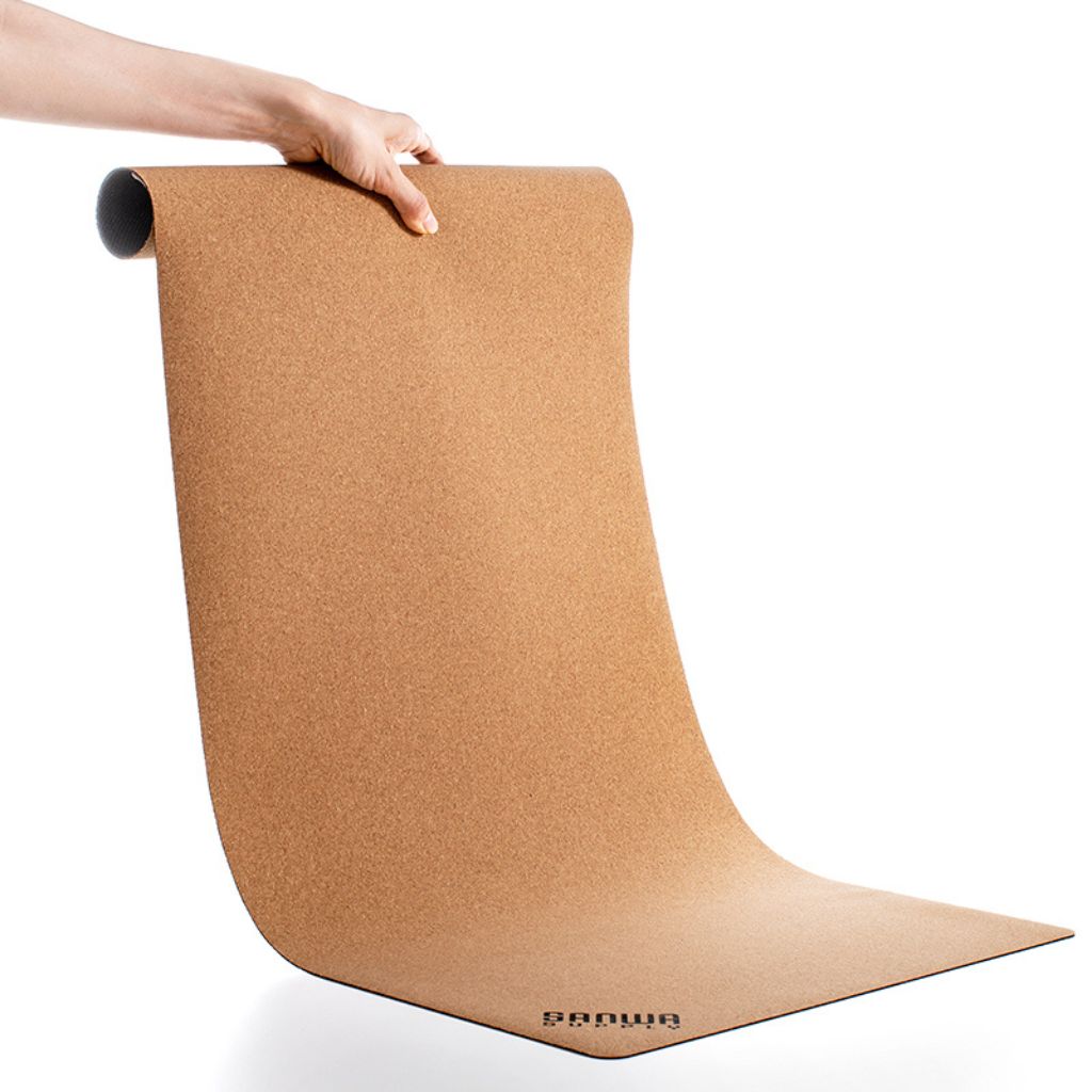 SootheForLife cork desk mat unroll demo for minimalist workspace users