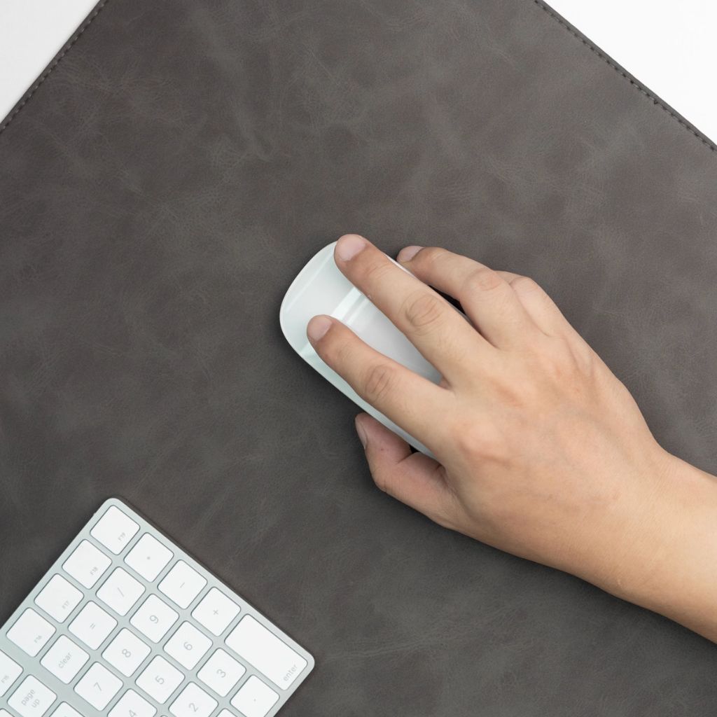 SootheForLife crazy horse style blue desk mat mouse use for minimalist desk setup