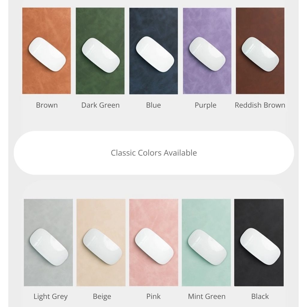 SootheForLife crazy horse style brown desk mat spill resistant drops demo for waterproof feature