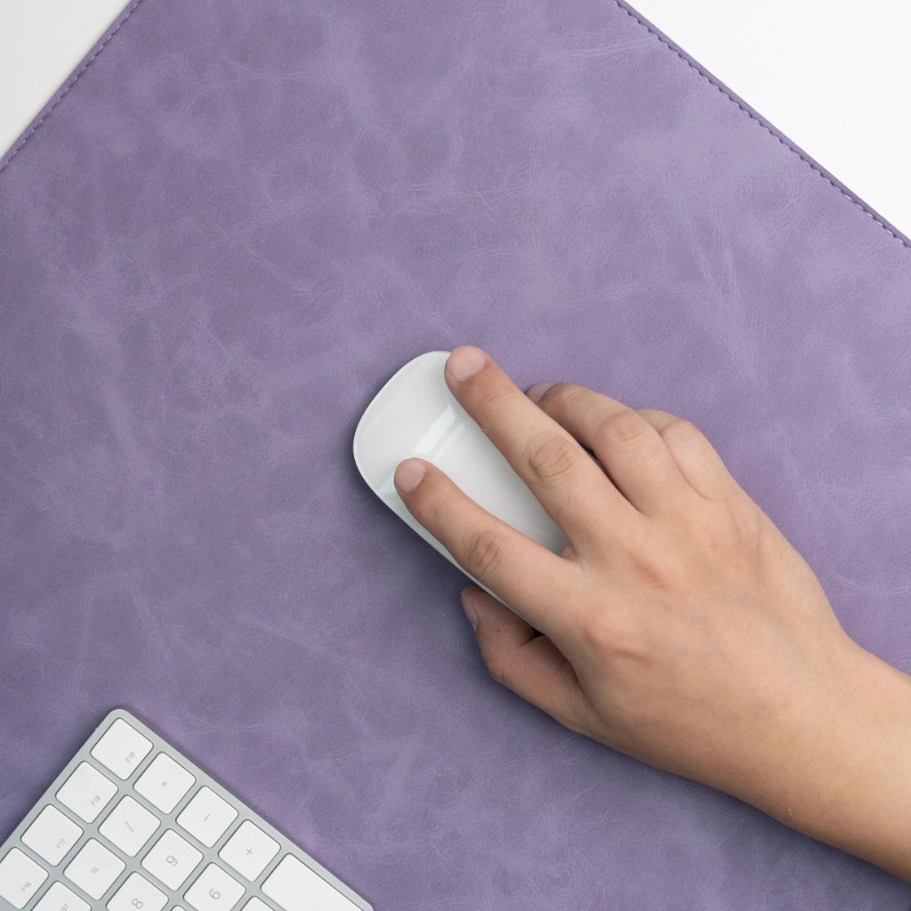 SootheForLife crazy horse style purple desk mat mouse use for creative home office