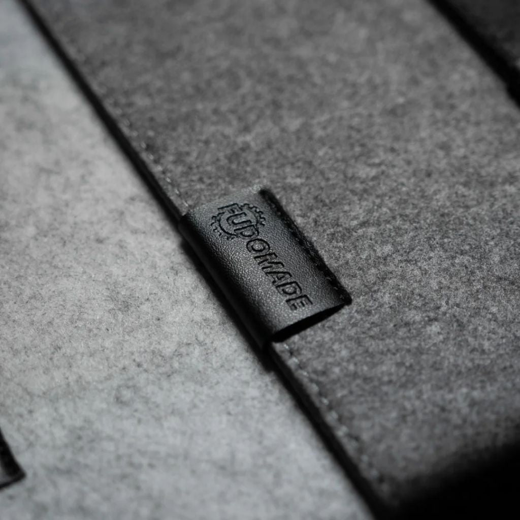 SootheForLife desk mat corner strap detail closeup showing functional design and texture