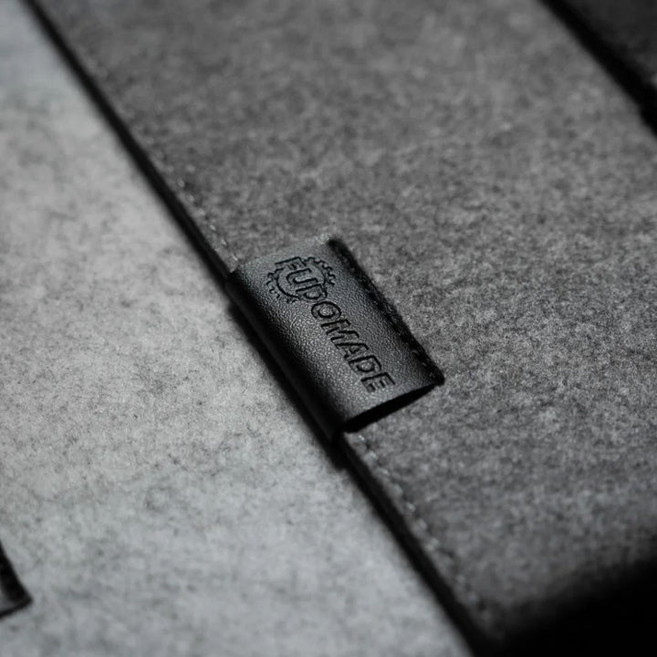 SootheForLife desk mat corner strap detail closeup showing functional design and texture