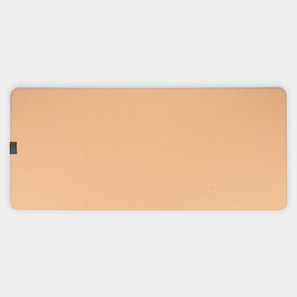 SootheForLife desk protector table mat sand color top view for modern home office