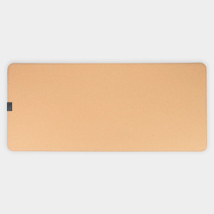 SootheForLife desk protector table mat sand color top view for modern home office
