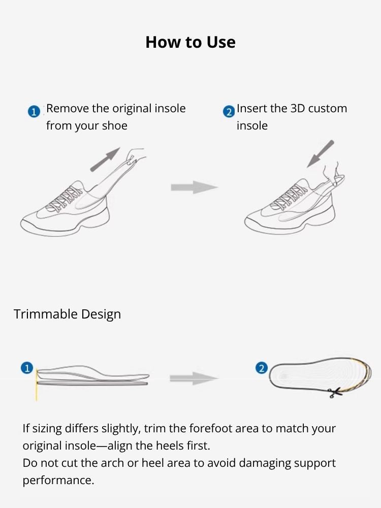 Ultra-Thin Custom Insoles for Women