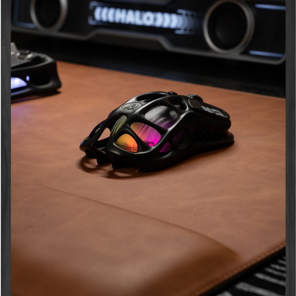 SootheForLife magnetic wrist rest brown desk mat gaming setup for immersive workspace