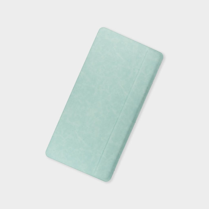 SootheForLife magnetic wrist rest desk mat in mint green for minimalist office setups