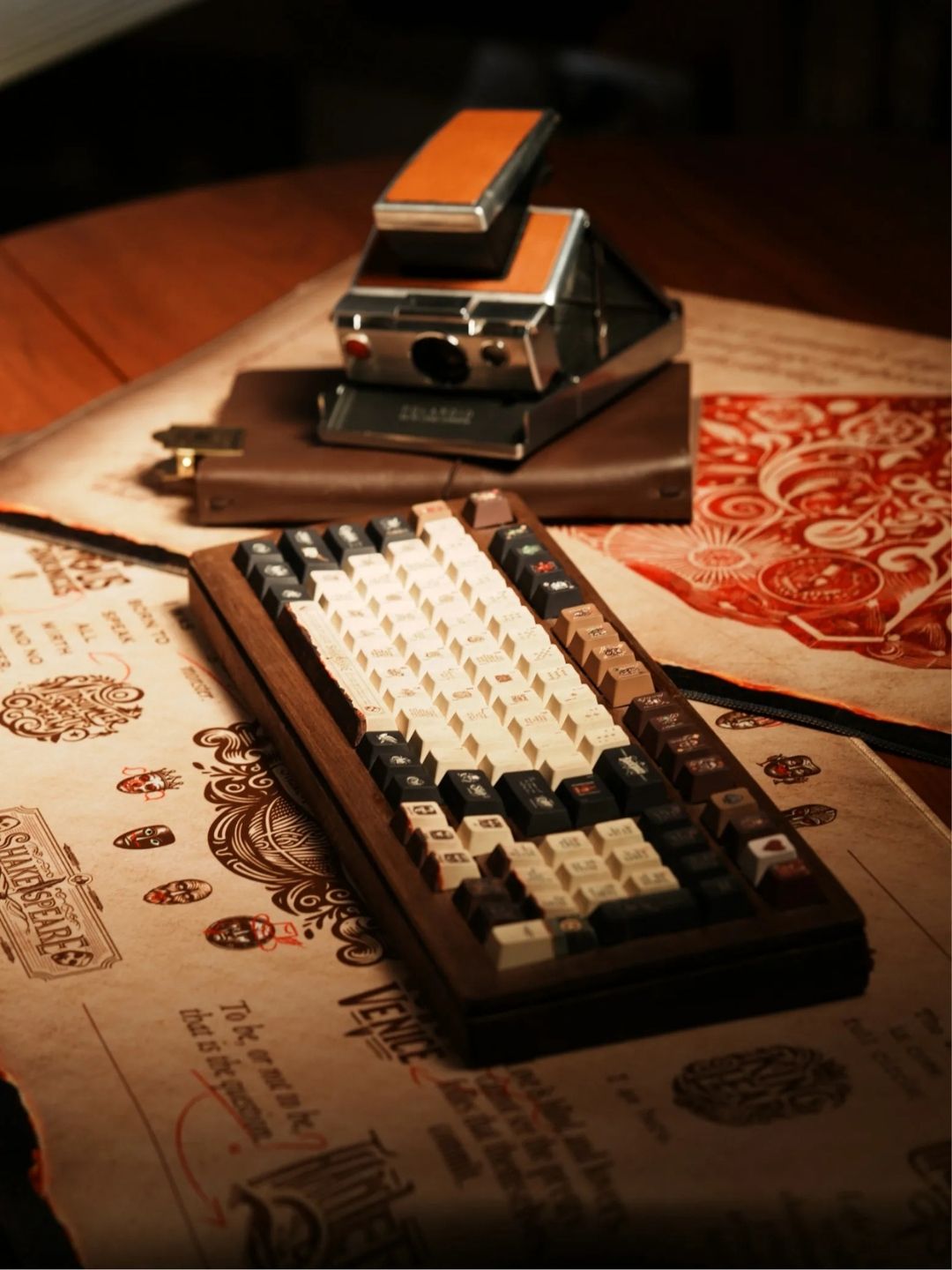 SootheForLife Shakespeare manuscript desk mat with typewriter vibe for vintage lovers