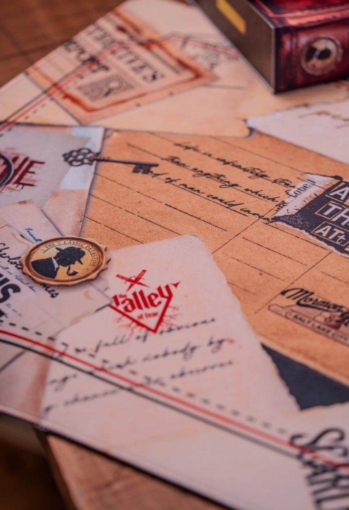 SootheForLife 221B Baker Street desk mat closeup texture for design-conscious users