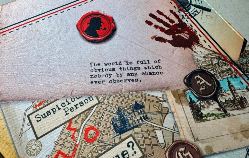 SootheForLife 221B Baker Street detective theme desk mat for mystery fans