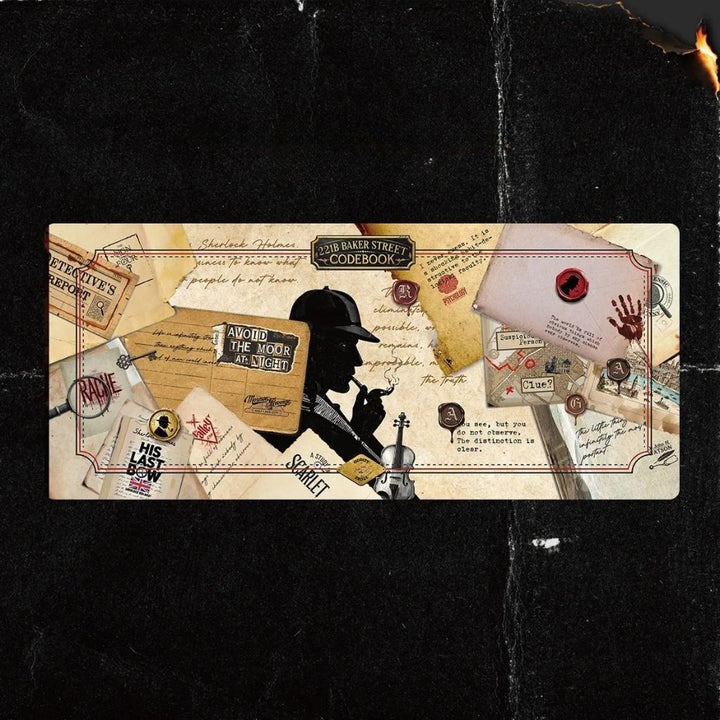 SootheForLife 221B Baker Street full-size desk mat display for workspace inspiration
