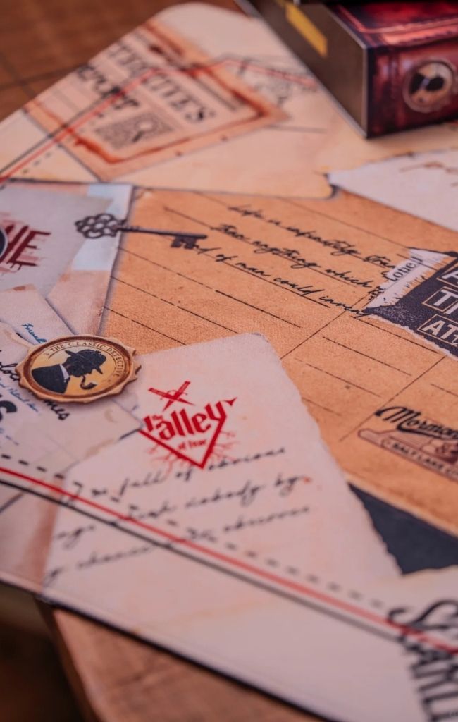 SootheForLife 221B Baker Street desk mat handwriting detail for creative workspace users