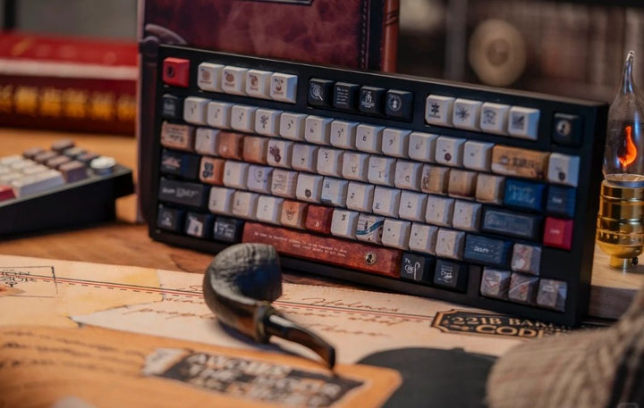 SootheForLife 221B Baker Street desk mat with keyboard setup for writers and creators