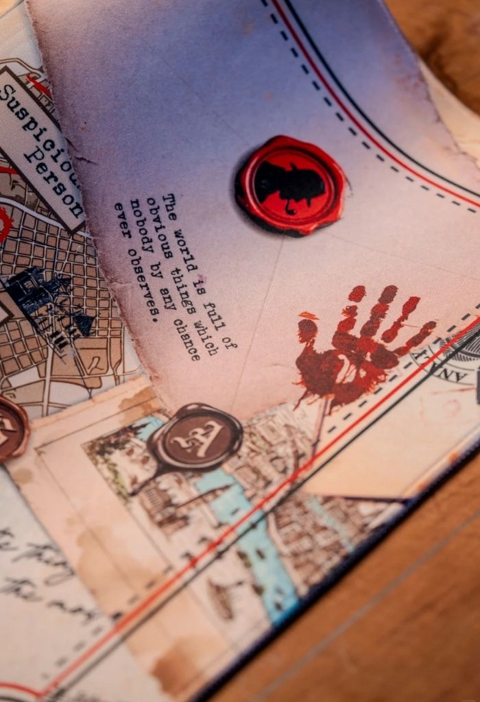 SootheForLife 221B Baker Street desk mat paper texture detail for design-focused users