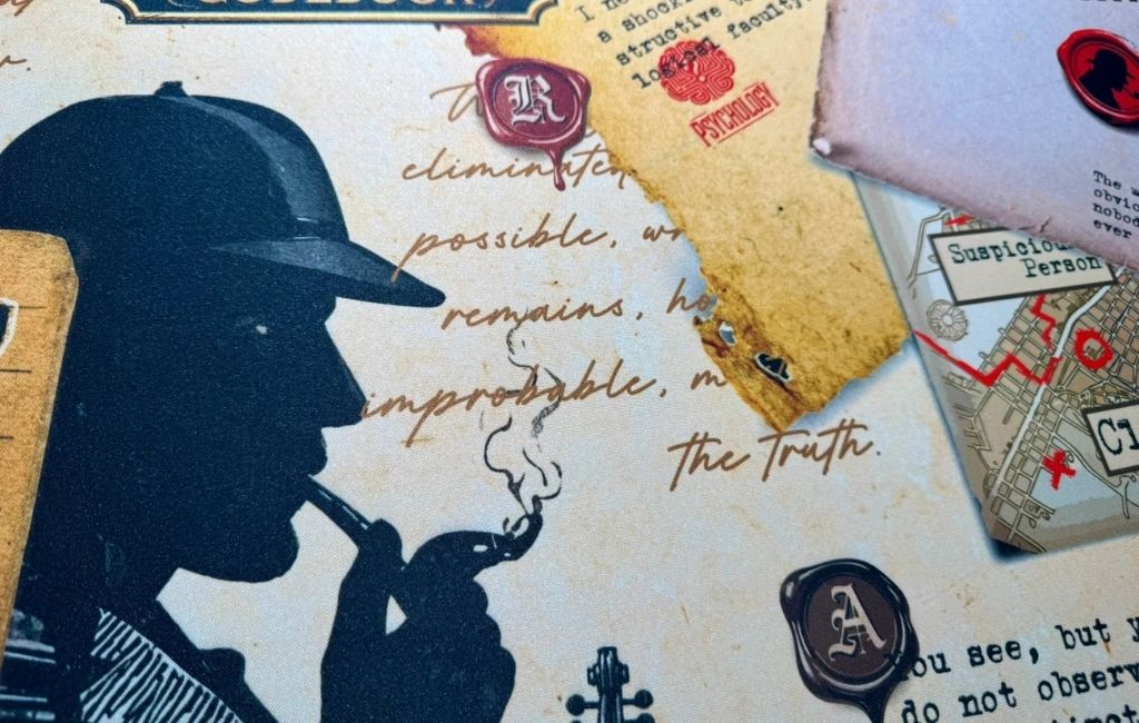 SootheForLife 221B Baker Street desk mat side view for elegant workspace users