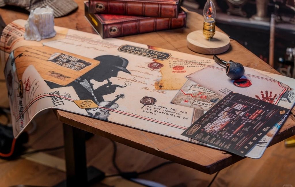 SootheForLife 221B Baker Street desk mat for vintage study workspace users